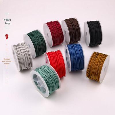 Ruyi Hand-Woven Necklace Rope: 2mm & 3mm for Jewelry, Jade Pendants, DIY Crafting
