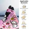 1pc. Cute Sanrio Kuromi & My Melody Print Blanket - Perfect for Home, Office, Outdoor Use, Gift Idea, Suitable for All Seasonsz041779