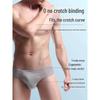 Men's Disposable Gray Cotton Boxer Briefs - Travel-Friendly and Sterile Underwear