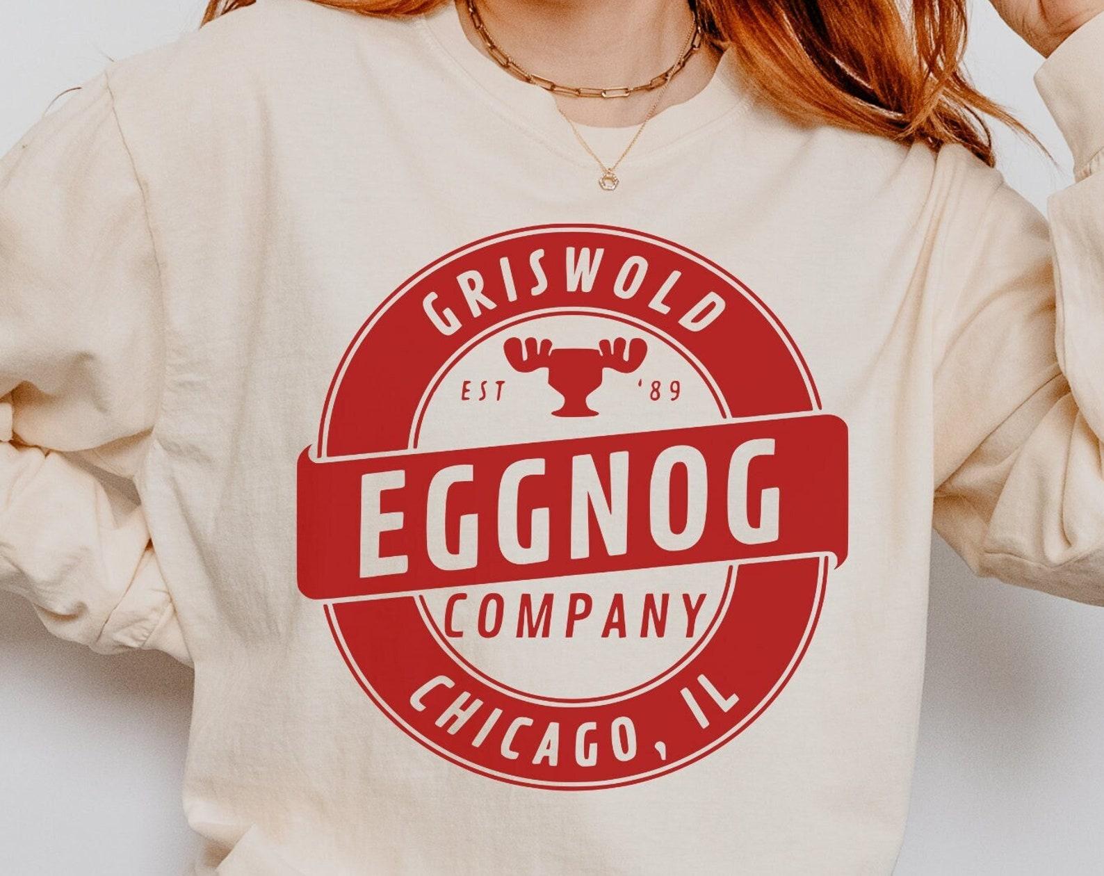 Griswold Co Eggnog Shirt: Christmas Vacation Comfort Colors Tee M