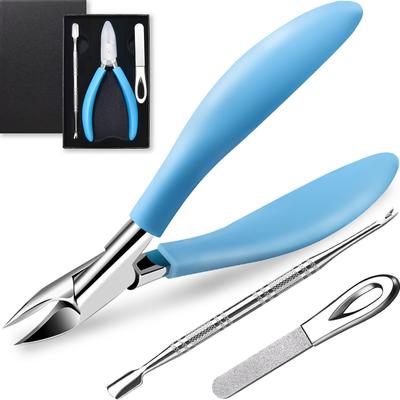 Justit Nail Ingrown Nail Nail Care Set for Ingrown Deep and Thick Made of 5CR Stainless Suitable for Hands and Gift for and Women Clippers, Nippers,
