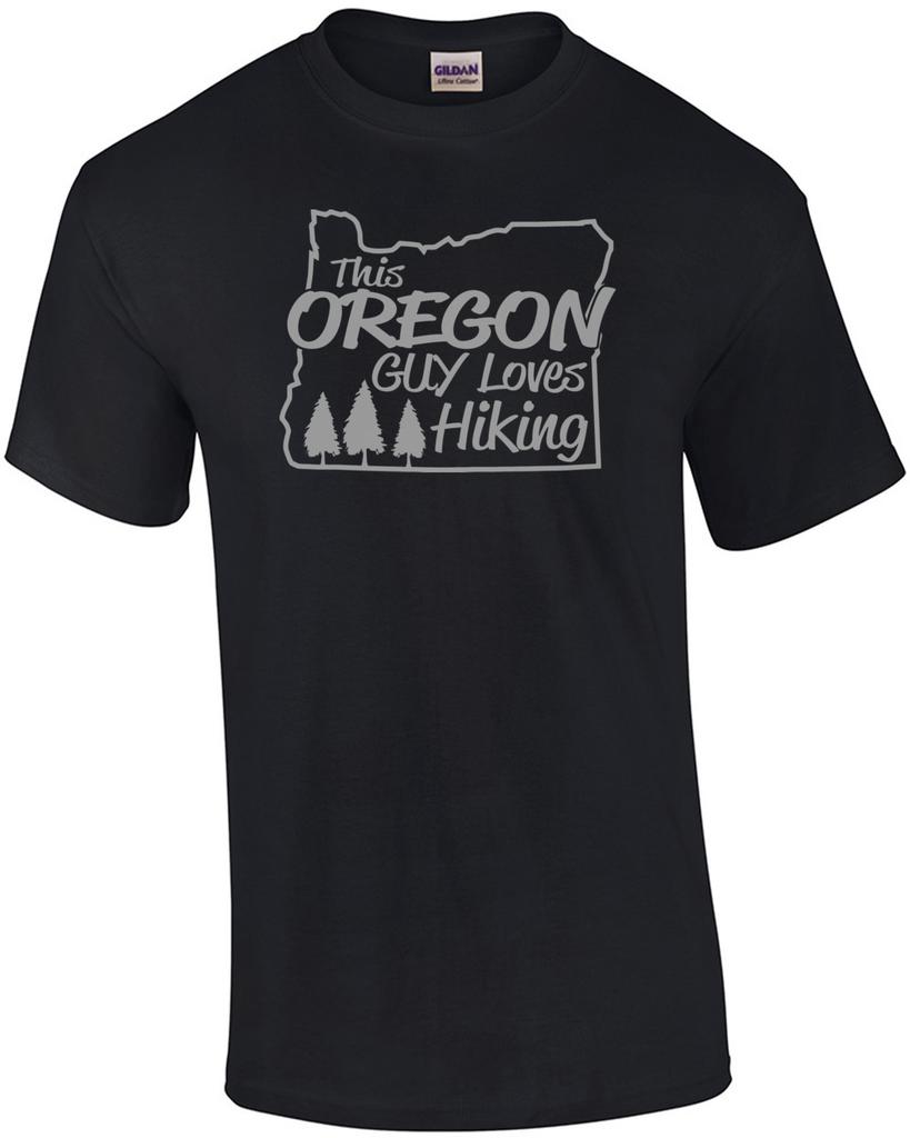 This Oregon Guy Loves Hiking T-Shirt Unisex T-Shirt