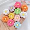 12Pcs New Cute Cartoon Chrysanthemum Series Flat Back Resin Scrapbooking DIY Jewelry Hairpin Craft Decoration Accessorie