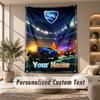 Rocket League Tapestry, Personalized Custom Text, Wall Hanging Tapestry For Living Room Home Wall Decor
