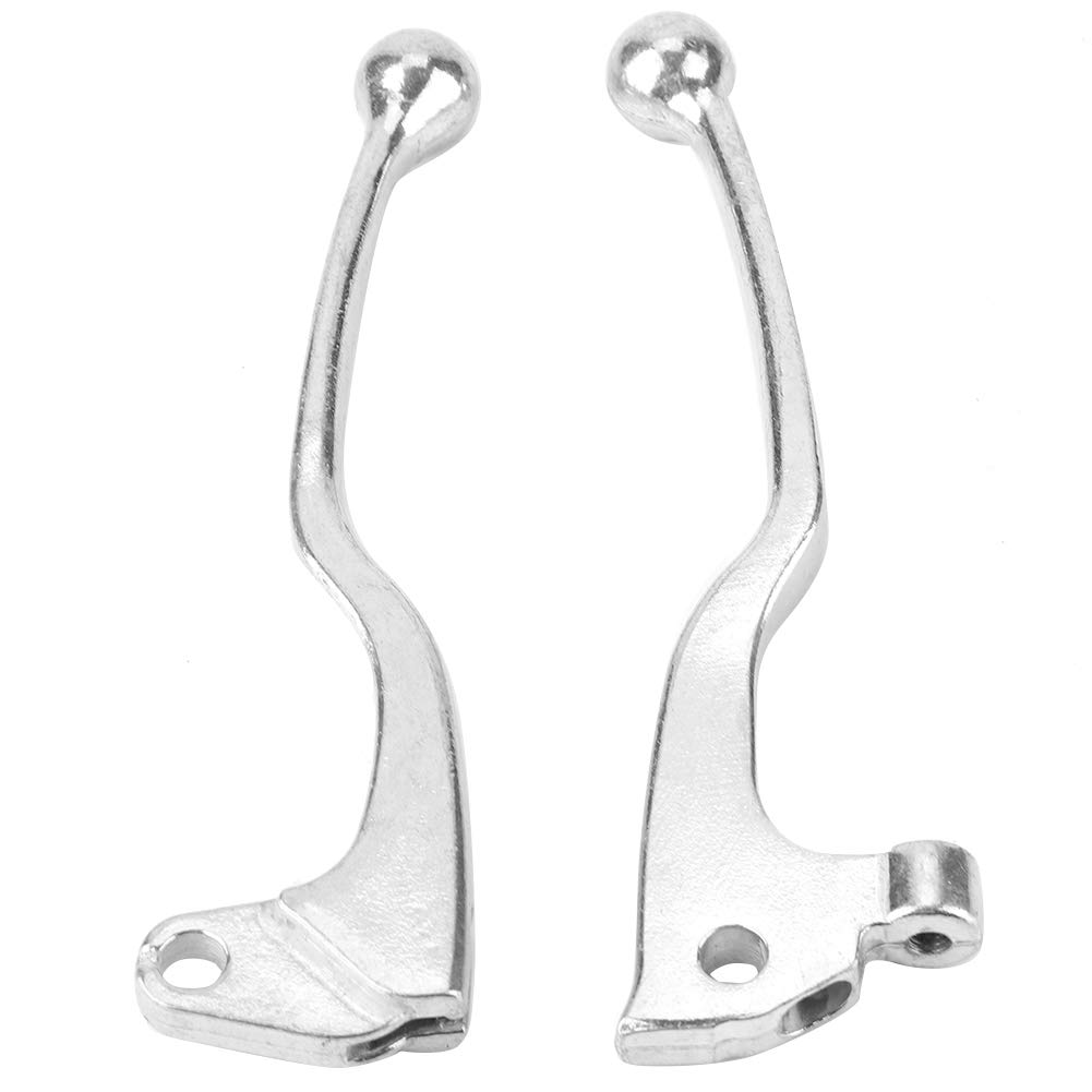EBTOOLS Brake Levers, 1 Pair Motorcycle Clutch Brake Lever Handles for Ya-ma-ha YZ80 / YZ125 / TW200