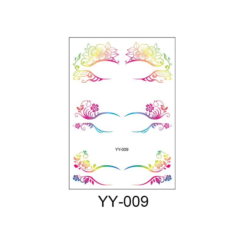 New Trendy Disposable Eyelash & Eyeshadow Tattoo Stickers