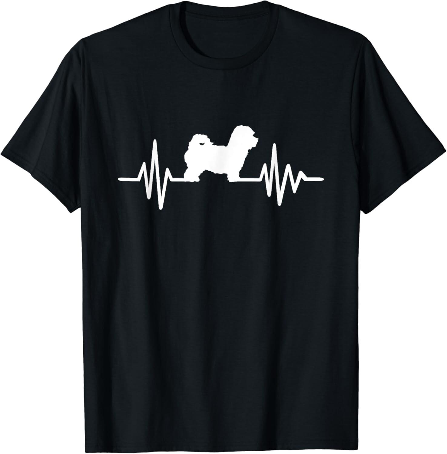 Heartbeat Maltipoo Gift Unisex T-Shirt S разноцветный