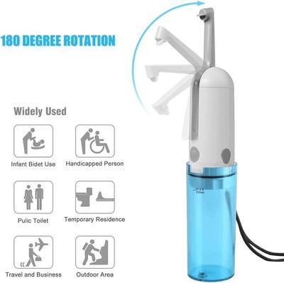 Portable Bidet Sprayer, Electric Bidet Toilet USB Sprayer Bathroom for Travel Outdoor (Blue Electric)