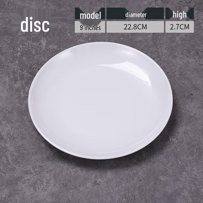 Commercial Melamine Square Dinner Plate