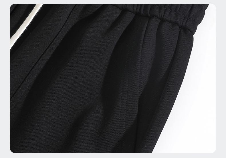 Men's American Style Casual Drapey Trousers: Spring/Autumn Loose Wide-Leg Sports Pants