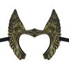Viking-Stil Kunststoffmaske mit Hörnern für Halloween, Cosplay und Fantasy-Kostüme