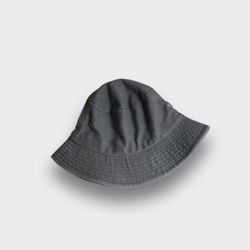 High quality washed light board solid color bucket hat women's spring and summer thin versatile basin hat tide sun hat