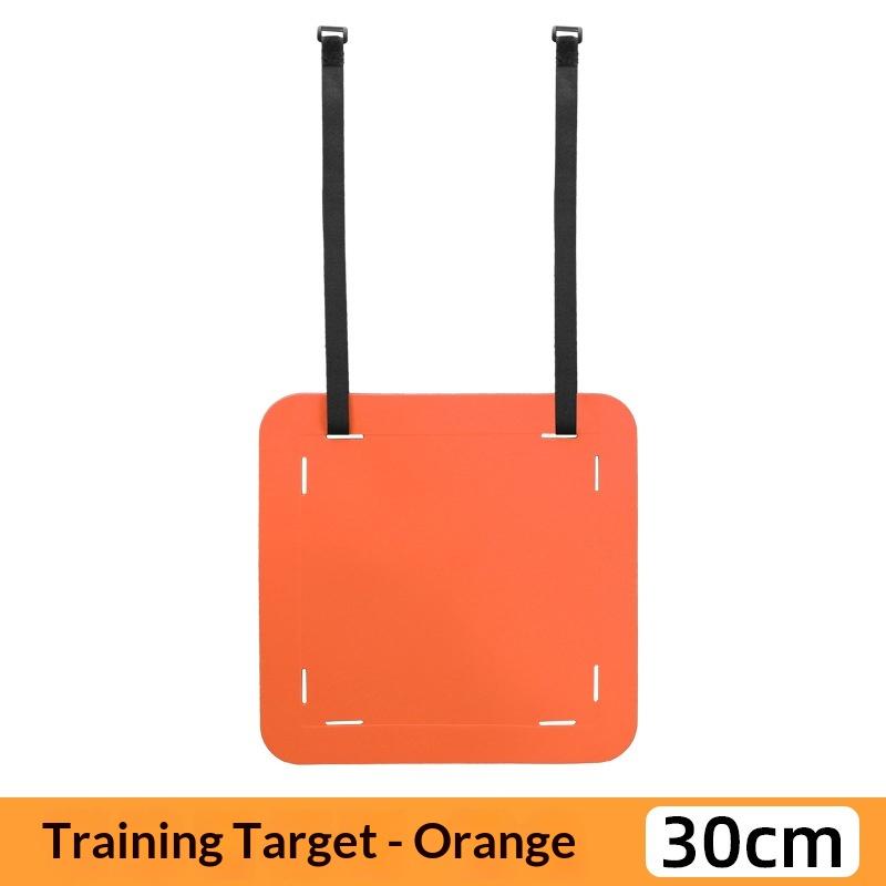 Регулируемые мишени для футбольных тренировок - Портативные доски для тренировки футбольных ворот для отработки ударов, Прочный материал TPE оранжевый