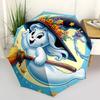 1pc Beautiful witch ghost Durable Cartoon Folding Cartoon Umbrella, Portable Compact Umbrella for Men and Women P013