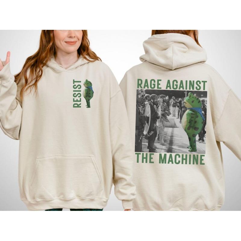 Rage Agat The Machine Portland Frog Hoodie