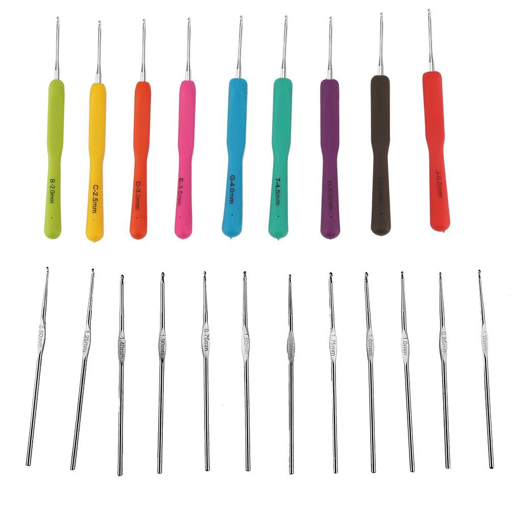 Crochet Hooks Knitting Needles Set, 72pcs Size Crochet Tool Kit for Beginner with Storage Case
