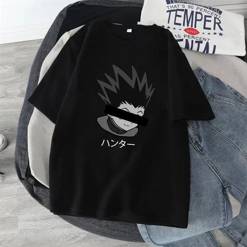 Y2k Women T Shirt Hunter X Hunter Kawaii Japanese Anime T-shirt Harajuku Fashion Casual Funny T-shirts Short Sleeve Summer Tops