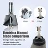 Nose Hair Ear Trimmer For Men Stainless Steel Manual Washable Portable Tondeuse Nez Hair Remover Nose Vibrissa Razor Shaver