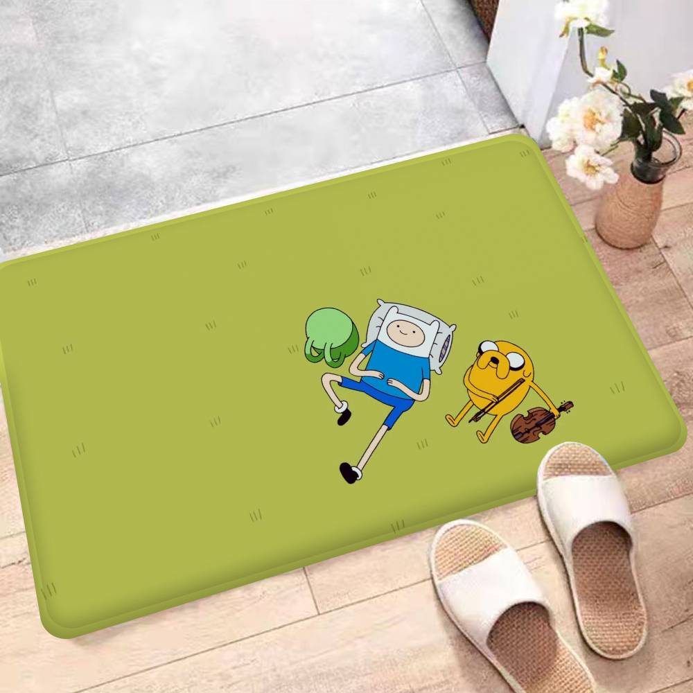 

A-Adventure Cartoon T-Time Bathroom Mat Kids Room Bedroom Decoration Balcony Anti-Slip Doormat Living Room Welcome Rug 40x60 cm