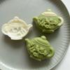 Plastic Mooncake Molds Teapot Shape Pastry Mold Hand Press Mould  Mid-Autumn Festival