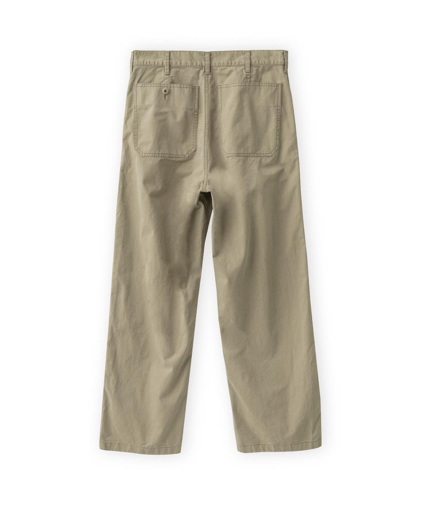Beulaunyadeu French Work Pants, Beige