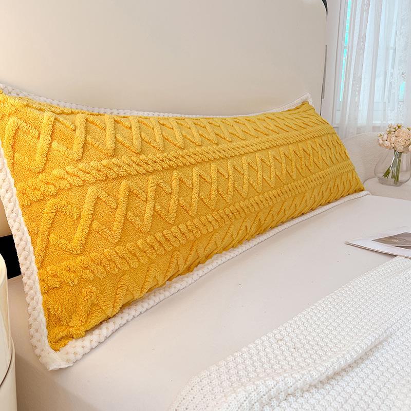 

Наволочка из плотного бархата Tuff Velvet 220 г для сердечника 1,8 м, размер для пары 1,5 м 48x74cm/pair лимонно-желтый