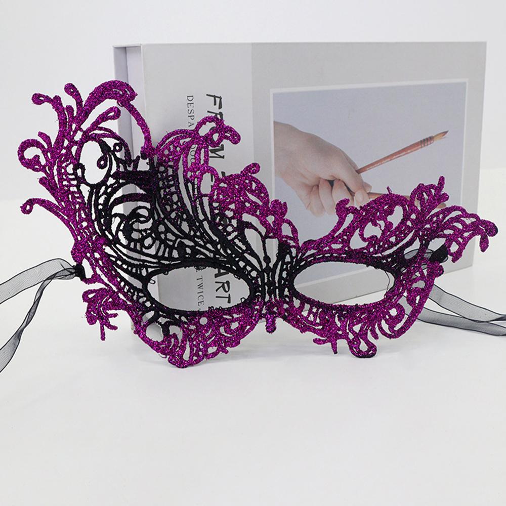 Maskenball Maske Spitze Ausgeschnitten Augenmaske Spitze Halbgesichtsmaske Kostüm für Party Halloween Maskenball