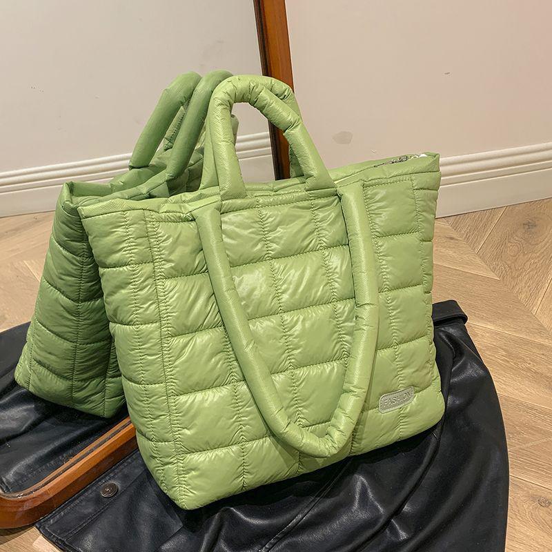 Luxury Women Shoulder Bag Quilted Space Cotton Crossbody Bag Versatile Padded Messenger Bag