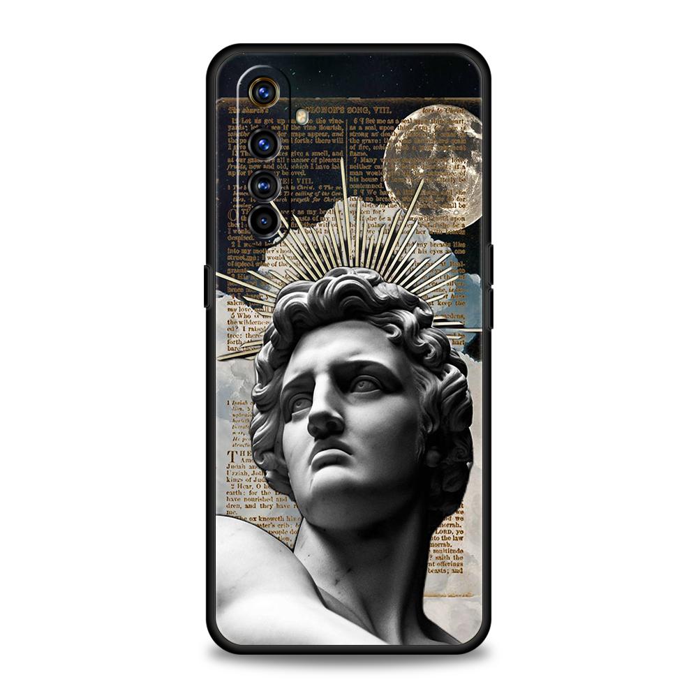

Чохол для телефону для Oppo A17 A31 A54 A57 A78 A79 A80 A98 Find X5 X6 Reno 7 8 10 11 12 13 F Pro М який ТПУ Модний Давньогрецькі Статуї Reno7 Pro 5G