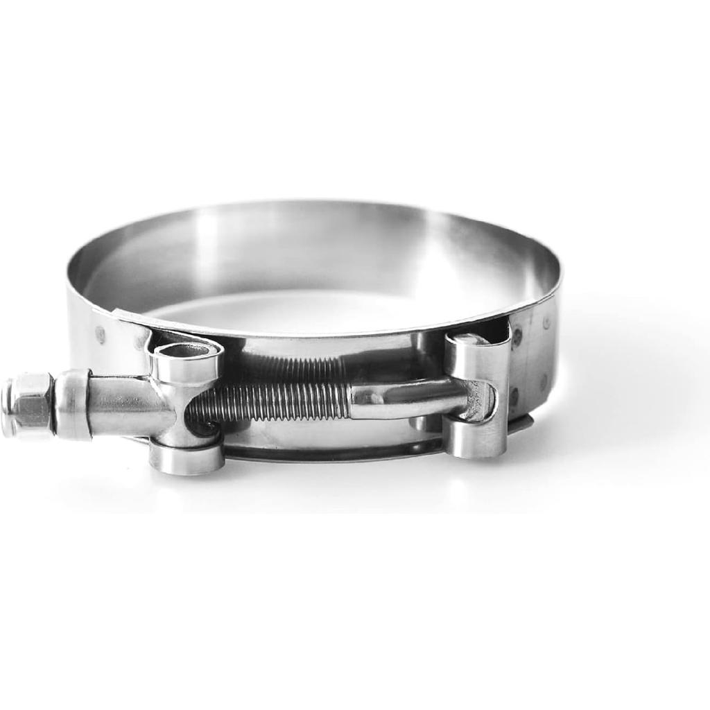 T Bolt Hose Clamp 2 1/2 Inch, MinerGuy Stainless Steel, Working Range 70Mm-78Mm For 2.5" Hose ID, Turbo Intake Intercooler Clamp, 4 Pack