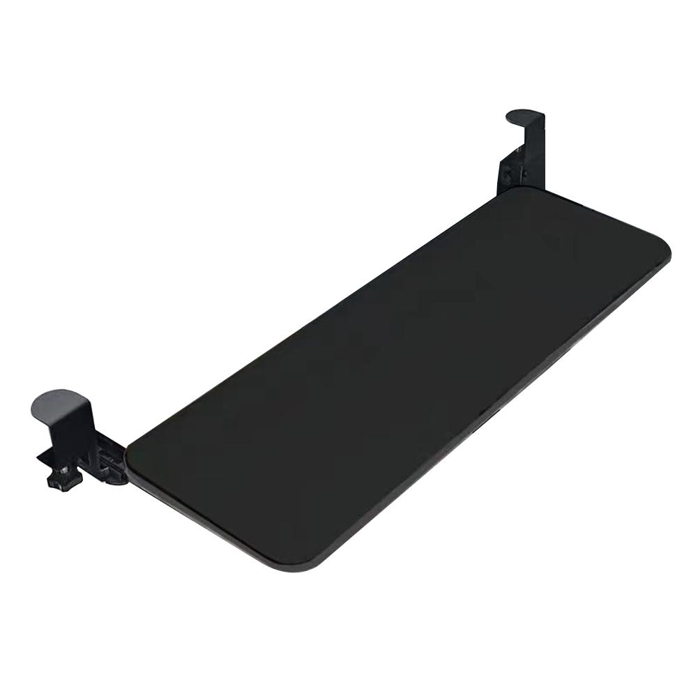 

Подставка для клавиатуры под стол с креплением на C-образных струбцинах, выдвижная платформа с зажимом, ящик для компьютерной клавиатуры для печати, регулируемый по высоте