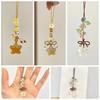 Bowknot Mobile Bag Pendant Resin Bag Decoration Chinese Style Star Flower Pendant  Mobile Bag