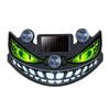 Solar Powered Rear Window Accent Light with Suction Cup Mount, LED Car Decor for Night Driving and Parked Display