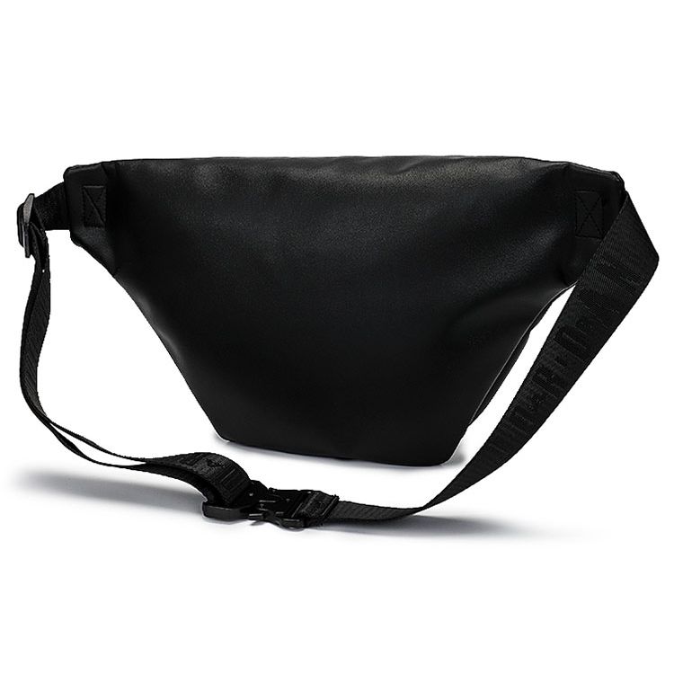 Jordan Metal Airman Logo Leather Crossbody Waist Bag Unisex bags Black JD2133038GS-001