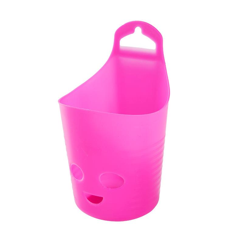 Smiley Face Wall-Mounted Bathroom Storage Basket