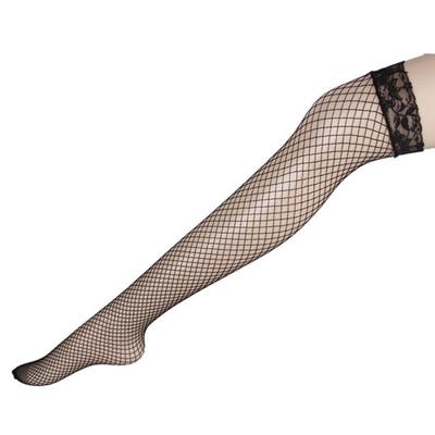 Women Lady Sexy Socks Thigh High Mesh Fishnet Color Solid Lace