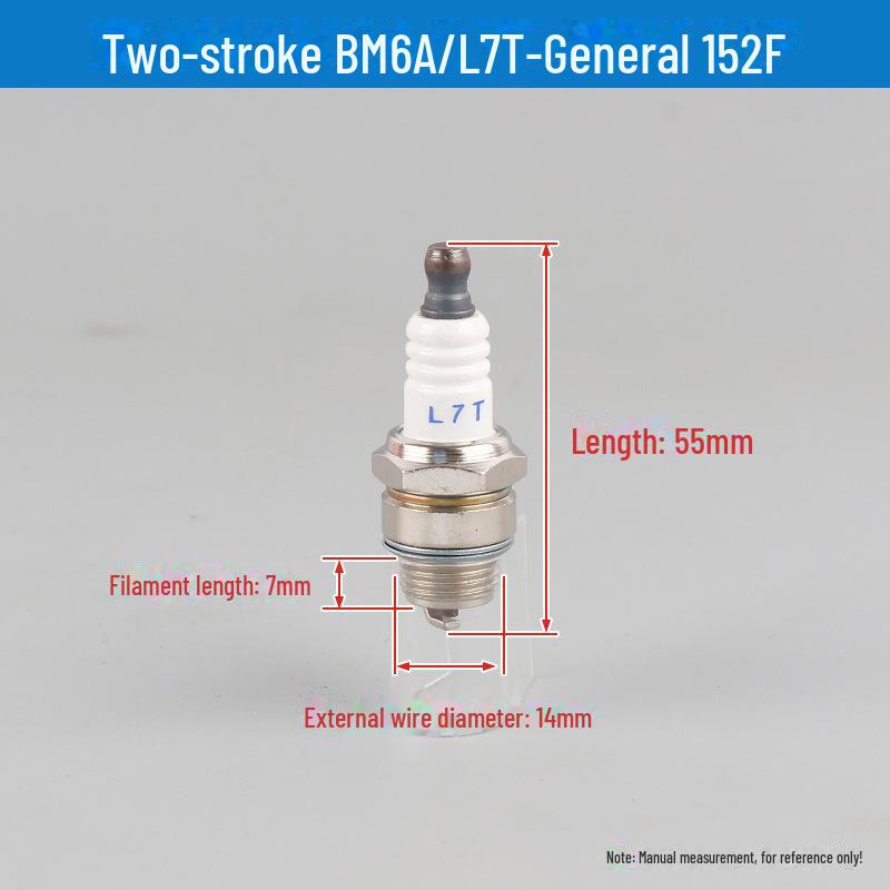 Bujii și duze 168F/190F pentru motoare de drujbă, generator și mașină de tuns iarba