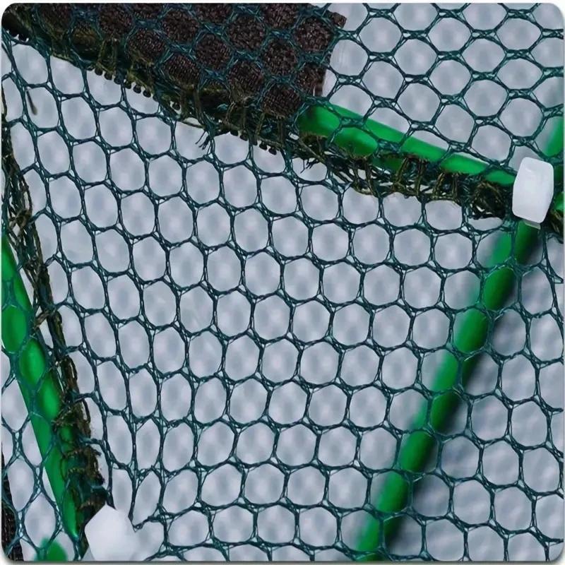 1pc Foldable Hexagon Fishing Trap Net With 6 Holes For Minnow, Crab, Crawdad, Shrimp, Fishing Accessories