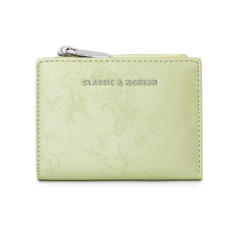 Tailian Chinese Silk Coin Purse - Elegant Ladies High-End Wallet яблочный зеленый 958₽