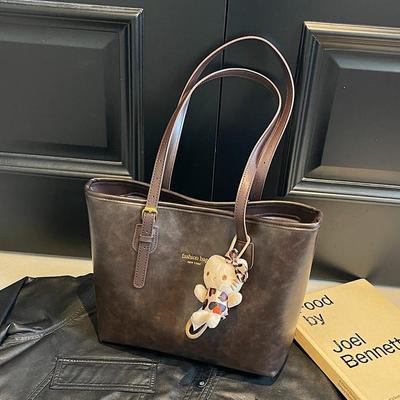 Sac fourre-tout rétro pour navetteur pour femme, grande capacité, automne et hiver, nouveau sac à bandoulière polyvalent, sac aisselle Maillard