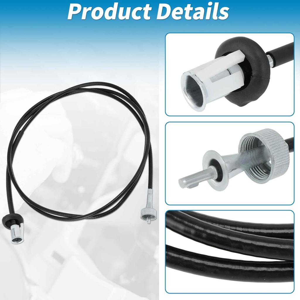 98.5in Speedometer Cable Compatible for Toyota Pickup 1983-1988 for Toyota 4Runners 1984-1989 Automotive Transmission Speedometer Cable