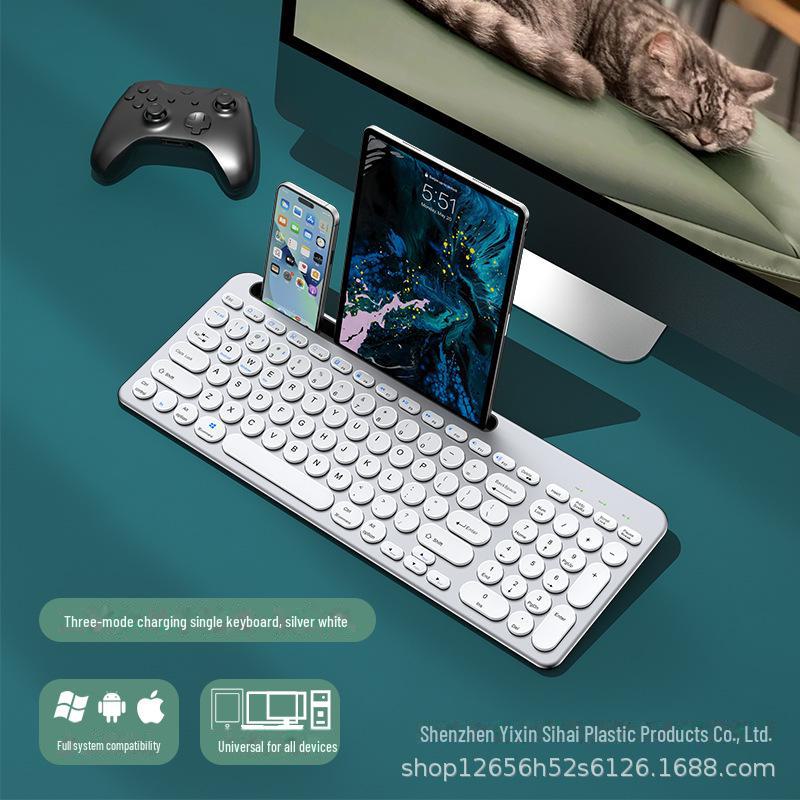 Yixin 709 Kabelloses Tastatur- und Maus-Set, Dual-Modus, Typ-C-Aufladung, Scissor-Switch-Design