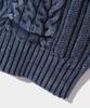 Dimiteulibeullaeg 2Way Heavyweight Cable Knit Zip-Up Hoodie_Pigment Navy