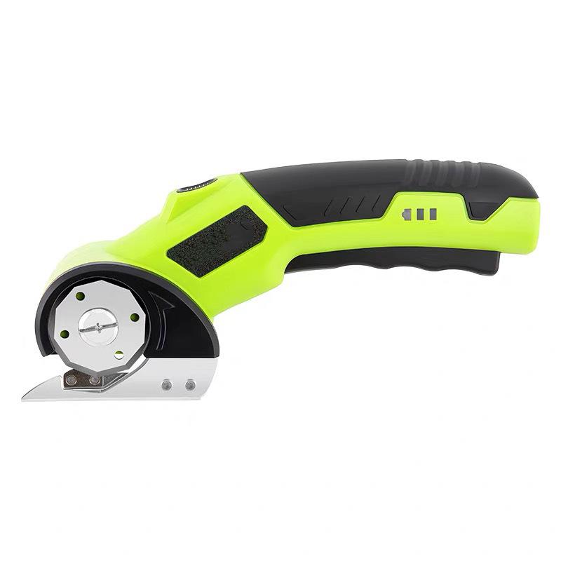 4.2V Electric Handheld Round Knife for Trimming and Cutting Fabric, Carpet, and Leather.
