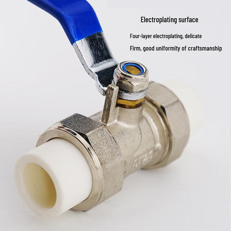 Beixun PPR Brass Nickel-Plated Ball Valve