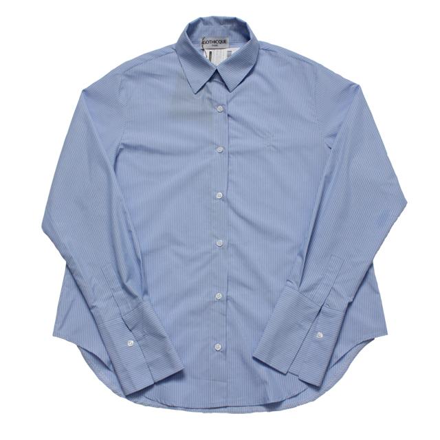 Godique Blue Striped Shirt Blue/F