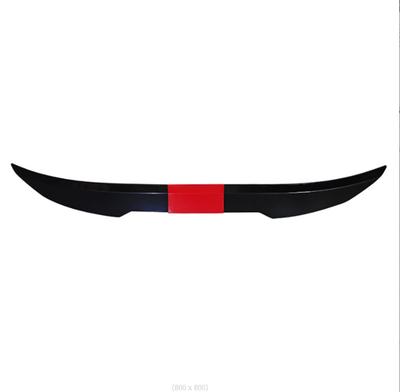 Neuer Universeller Verstellbarer Auto Heckklappenspoiler Lippe Dach Heckflügel Glänzend Schwarz+ Rot