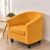 Spandex Club Chair Covers Elastic Relax Bar Clubs Sofa Slipcovers Solid Color Tub Armchair Cover for Living Room Sofa Protector