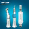Dental Low Speed Handpiece Set EX-203C External Spray Air Motor Straight Handpiece Contra Angle Handpiece Set E Type 2/4 Hole