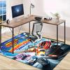 1pc Blaze and the Monster Machines Design Area Rug - Non-Slip, Soft & Cozy Floor Mat for Living Room, Bedroom, Office - Indoor/Outdoor Decorative Carp